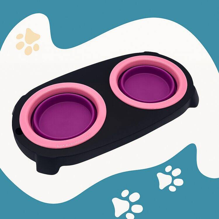 ظرف دو قلو پایه دار برند دومگز